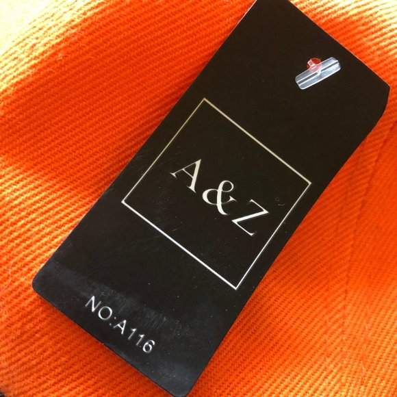 A&Z Orange Structured Baseball Hat - Picture 6 of 6